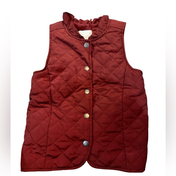 Copper Key Girls sleeveless quilted vest in russet brown NWT Size 6/6X - Picture 2 of 9